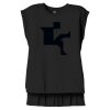 Women's Flowy Muscle Tee With Rolled Cuffs Thumbnail
