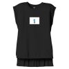 Women's Flowy Muscle Tee With Rolled Cuffs Thumbnail