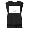 Women's Flowy Muscle Tee With Rolled Cuffs Thumbnail