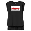 Women's Flowy Muscle Tee With Rolled Cuffs Thumbnail