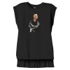Women's Flowy Muscle Tee With Rolled Cuffs Thumbnail