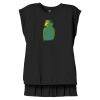 Women's Flowy Muscle Tee With Rolled Cuffs Thumbnail