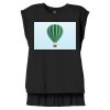 Women's Flowy Muscle Tee With Rolled Cuffs Thumbnail