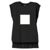 Women's Flowy Muscle Tee With Rolled Cuffs Thumbnail