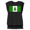 Women's Flowy Muscle Tee With Rolled Cuffs Thumbnail