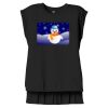 Women's Flowy Muscle Tee With Rolled Cuffs Thumbnail