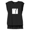 Women's Flowy Muscle Tee With Rolled Cuffs Thumbnail