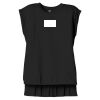 Women's Flowy Muscle Tee With Rolled Cuffs Thumbnail