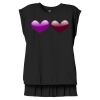 Women's Flowy Muscle Tee With Rolled Cuffs Thumbnail