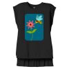 Women's Flowy Muscle Tee With Rolled Cuffs Thumbnail