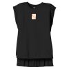 Women's Flowy Muscle Tee With Rolled Cuffs Thumbnail
