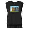 Women's Flowy Muscle Tee With Rolled Cuffs Thumbnail