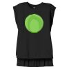 Women's Flowy Muscle Tee With Rolled Cuffs Thumbnail