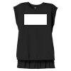 Women's Flowy Muscle Tee With Rolled Cuffs Thumbnail