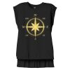 Women's Flowy Muscle Tee With Rolled Cuffs Thumbnail