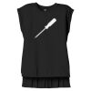 Women's Flowy Muscle Tee With Rolled Cuffs Thumbnail