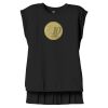 Women's Flowy Muscle Tee With Rolled Cuffs Thumbnail