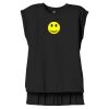 Women's Flowy Muscle Tee With Rolled Cuffs Thumbnail