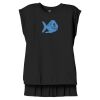 Women's Flowy Muscle Tee With Rolled Cuffs Thumbnail
