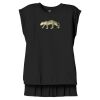 Women's Flowy Muscle Tee With Rolled Cuffs Thumbnail