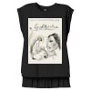 Women's Flowy Muscle Tee With Rolled Cuffs Thumbnail