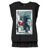 Women's Flowy Muscle Tee With Rolled Cuffs Thumbnail
