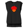 Women's Flowy Muscle Tee With Rolled Cuffs Thumbnail