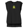Women's Flowy Muscle Tee With Rolled Cuffs Thumbnail