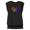 Women's Flowy Muscle Tee With Rolled Cuffs Thumbnail