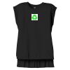 Women's Flowy Muscle Tee With Rolled Cuffs Thumbnail