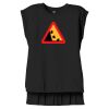 Women's Flowy Muscle Tee With Rolled Cuffs Thumbnail