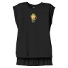 Women's Flowy Muscle Tee With Rolled Cuffs Thumbnail