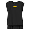 Women's Flowy Muscle Tee With Rolled Cuffs Thumbnail
