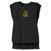 Women's Flowy Muscle Tee With Rolled Cuffs Thumbnail