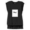 Women's Flowy Muscle Tee With Rolled Cuffs Thumbnail
