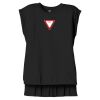 Women's Flowy Muscle Tee With Rolled Cuffs Thumbnail