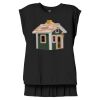 Women's Flowy Muscle Tee With Rolled Cuffs Thumbnail