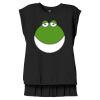 Women's Flowy Muscle Tee With Rolled Cuffs Thumbnail