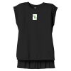 Women's Flowy Muscle Tee With Rolled Cuffs Thumbnail