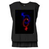 Women's Flowy Muscle Tee With Rolled Cuffs Thumbnail