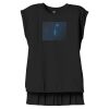 Women's Flowy Muscle Tee With Rolled Cuffs Thumbnail