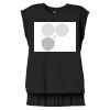 Women's Flowy Muscle Tee With Rolled Cuffs Thumbnail