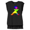 Women's Flowy Muscle Tee With Rolled Cuffs Thumbnail