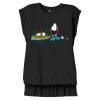 Women's Flowy Muscle Tee With Rolled Cuffs Thumbnail