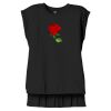Women's Flowy Muscle Tee With Rolled Cuffs Thumbnail