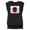 Women's Flowy Muscle Tee With Rolled Cuffs Thumbnail