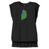 Women's Flowy Muscle Tee With Rolled Cuffs Thumbnail
