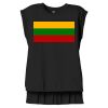 Women's Flowy Muscle Tee With Rolled Cuffs Thumbnail