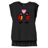Women's Flowy Muscle Tee With Rolled Cuffs Thumbnail