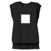 Women's Flowy Muscle Tee With Rolled Cuffs Thumbnail